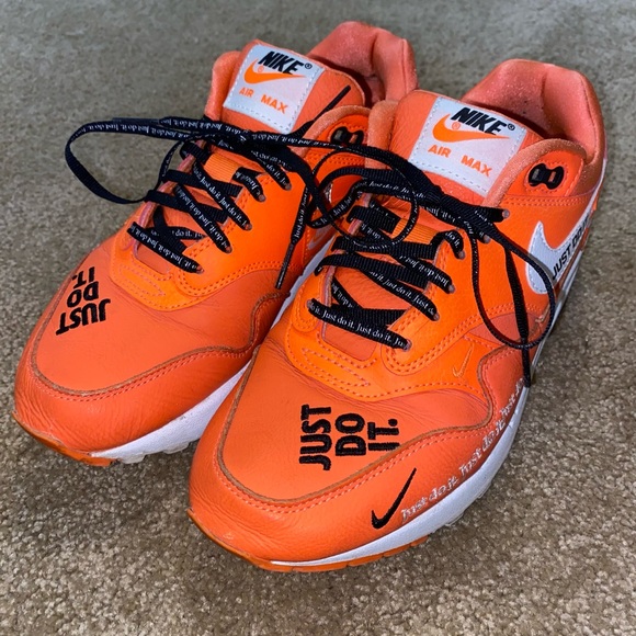 nike air max orange just do it